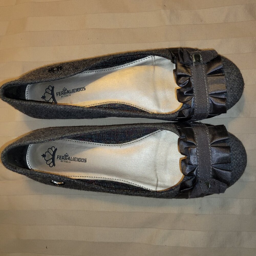 Fergalicious by Fergie Tara Flats Gray 8M